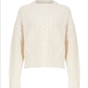 Last one! CARVEN |  Ivory Knit Sweater